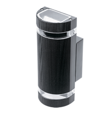 Светильник садово-парковый Enigma настенный архитектурный, 2xGU10, 100*105*300mm, 170-240V / 50Hz, 2xMax.50W, IP54  GD162  Gauss