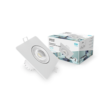 Светильник светодиодный встраиваемый квадратный белый, 6W, 520 Lm LED 4100K  948411206  Gauss