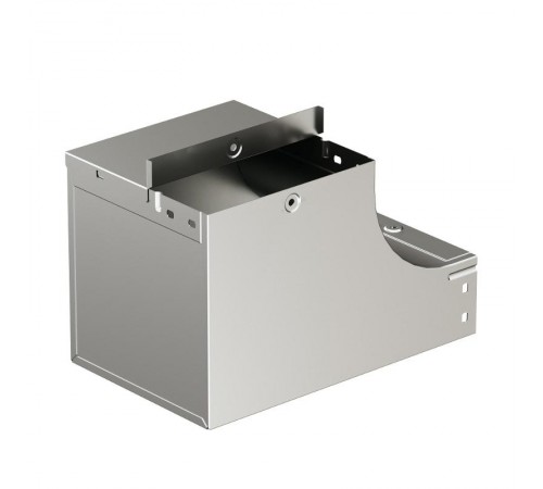 Угол CSSS 90 вертикальный внутр. переходник лев. осн. 100 H50 в комплекте с крепежными элементами и соединительными плас  37592KHDZ  DKC