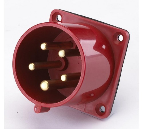 Вилка для скрытой проводки 625 3Р+РЕ+N 32А 380В IP44  26064DEK  DEKraft