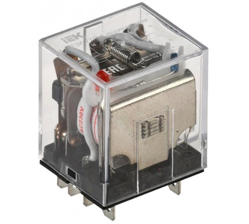 Реле РЭК77/3(LY3) с индикацией 10А 230В АC   RRP10-3-10-220A-LED  IEK