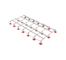 Опорная конструкция для установки оборудования TECHNORAPTOR LIGHTFOOT 3000х6000 тип 1 HD  KM-TR-LTF-SSEI-3000-6000-1 HD  КМ - профиль
