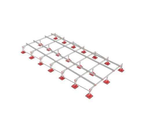 Опорная конструкция для установки оборудования TECHNORAPTOR LIGHTFOOT 3000х6000 тип 1 HD  KM-TR-LTF-SSEI-3000-6000-1 HD  КМ - профиль