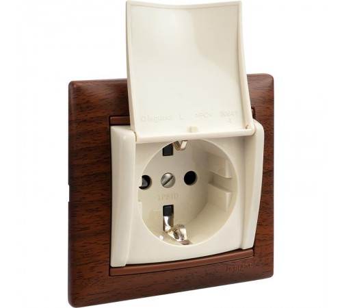 Valena Тонированное дерево Рамка 1-ая  770311  Legrand