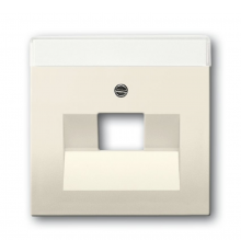 Плата центр. (накладка) для 1-постовой телекоммуникационной розетки, серия solo/future, цвет savanne/сл. кость  1710-0-3147   2CKA001710A3147  ABB
