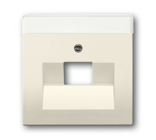 Плата центр. (накладка) для 1-постовой телекоммуникационной розетки, серия solo/future, цвет savanne/сл. кость  1710-0-3147   2CKA001710A3147  ABB