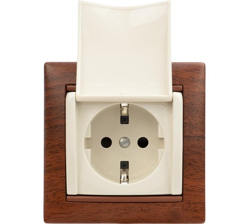 Valena Тонированное дерево Рамка 1-ая  770311  Legrand