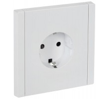 FORTE&PIANO Розетка с заземлением со шторками безвинтовое крепление 16А FP213 белый  FP-R14-16-1-K01  IEK