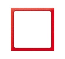 Simon 27 Вставка декоративная в рамку базовую с вырезом, S27 Play, прозрачный красный  2700670-110  Simon