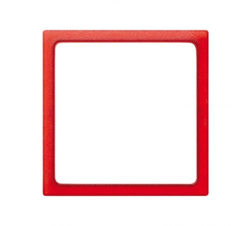 Simon 27 Вставка декоративная в рамку базовую с вырезом, S27 Play, прозрачный красный  2700670-110  Simon