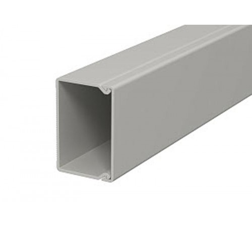 Мини-канал WDK с крышкой 30x45x2000 мм (высота борта 30 мм, крышка 45 мм) ПВХ серый RAL 7030  6026850  OBO Bettermann