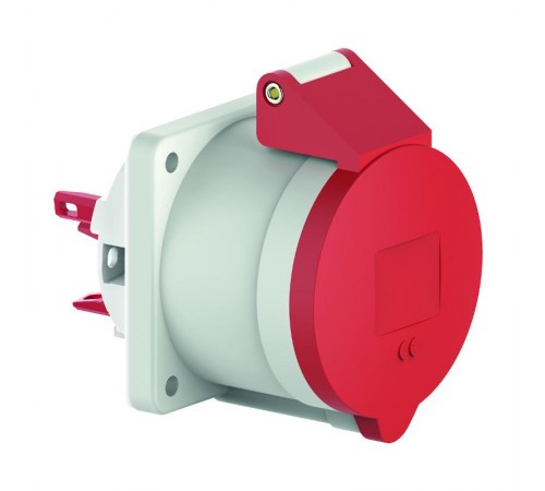 Розетка встраиваемая 32A 5р(3P+N+PE) 6h 400V IP44 Quick-Connect 132002 I 132002-Bals I Bals