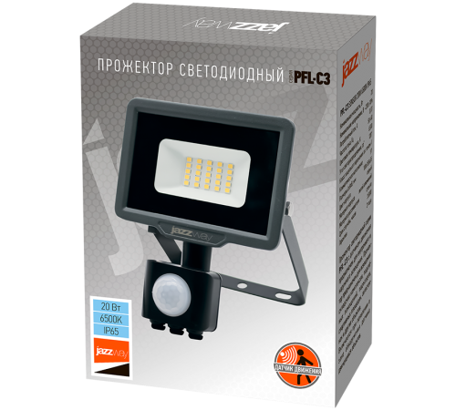 Прожектор PFL- C3 SENSOR 20w (compact) 6500K IP65 Jazzway арт.5026926A