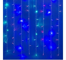 Занавес светодиодный  с контроллером  ULD-C1510-160/DTA MULTI IP20 , 1,5х1м. 160 диодов. мультиколор. шнур прозр.  UL-00006421  Uniel