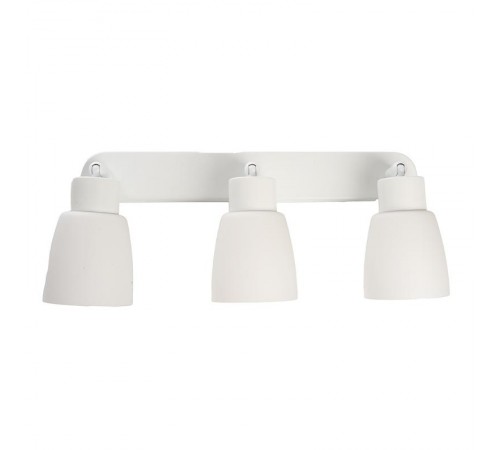 Светильник-спот настенно-потолочный под лампу 3хE27, белый ML243  41515  FERON