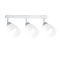 Светильник-спот настенно-потолочный под лампу 3хE27, белый ML243  41515  FERON