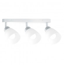 Светильник-спот настенно-потолочный под лампу 3хE27, белый ML243  41515  FERON