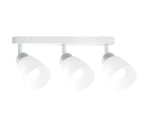 Светильник-спот настенно-потолочный под лампу 3хE27, белый ML243  41515  FERON