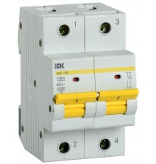 Выключатель автоматический двухполюсный ВА47-150 63А C 15кА KARAT  MVA50-2-063-C  IEK