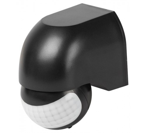 Датчик движения  MD 011 настенный инфракрасный 1200 Вт угол 180 градусов IP44, черный  Б0066991  ЭРА