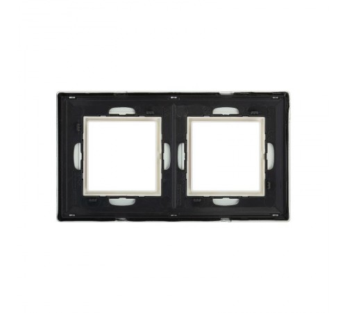 Рамка из металла, "Avanti", белая, 4 модуля  4400854  DKC