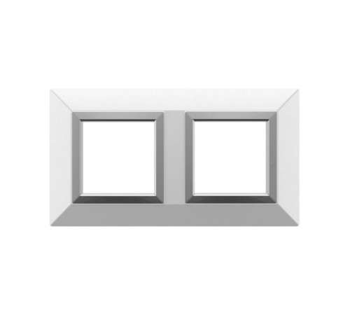Рамка из металла, "Avanti", белая, 4 модуля  4400854  DKC
