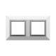 Рамка из металла, "Avanti", белая, 4 модуля  4400854  DKC