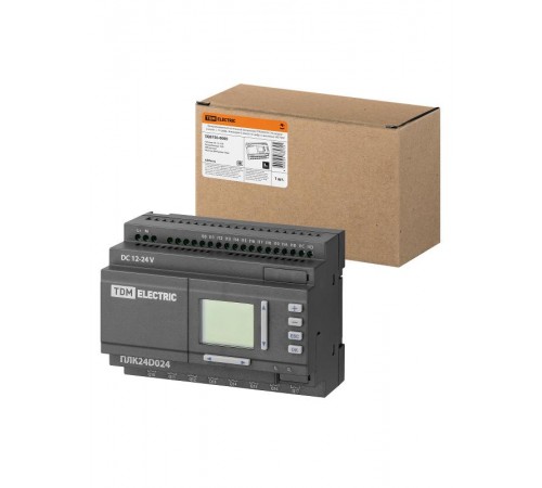 Программируемый логический контроллер ПЛК24D024 (аналоговые выходы 4-20 mA) 24В  SQ0750-0009  TDM