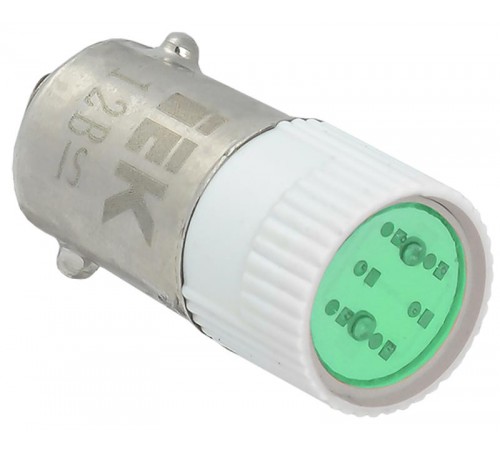 Лампа сменная  зеленая матрица/12В    BMS10-012-K06  IEK