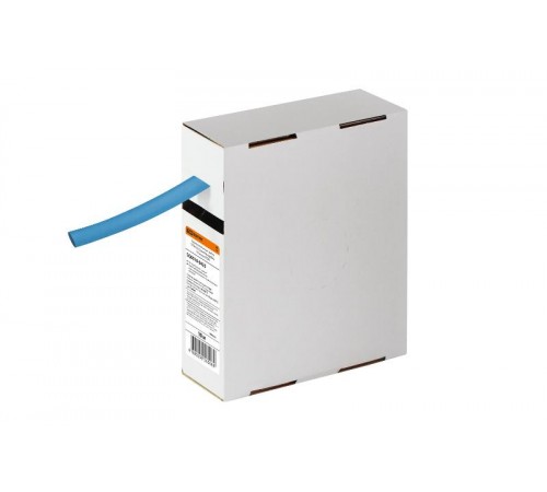 Термоусаживаемая трубка ТУТнг 10/5 синяя в коробке (10 м/упак)   SQ0518-0425  TDM