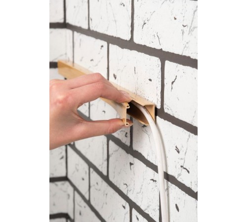 Заглушка (25х25) (4 шт) Plast EKF PROxima   под светлое дерево    ecl-25-25x4   EKF 