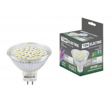 Лампа светодиодная LED 3Вт GU5.3 220В 4000К MR16 SMD отражатель (рефлектор)  SQ0340-0021  TDM