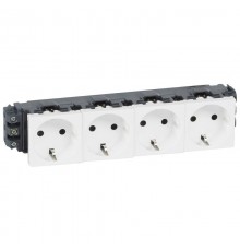 Розетка Mosaic 8м 4Х2К+З н.ст.  077604  Legrand