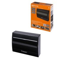 Бокс пластиковый навесной ЩРН-П-12 модулей IP41, Антрацит  SQ0901-0904  TDM