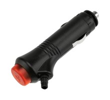 Штекер автоприкуривателя с кнопкой I=3А  16-0205  REXANT