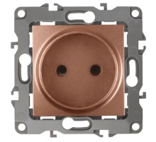 Розетка 12-2105-14 2P, 16АХ-250В,  медь  Б0019337  ЭРА