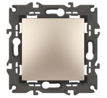 14-1108-04 Переключатель промежуточный, 10АХ-250В, IP20, Эра Elegance, шампань  Б0034260  ЭРА