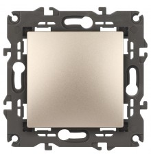 14-1108-04 Переключатель промежуточный, 10АХ-250В, IP20, Эра Elegance, шампань  Б0034260  ЭРА