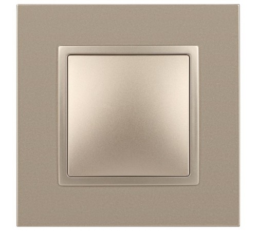 14-1108-04 Переключатель промежуточный, 10АХ-250В, IP20, Эра Elegance, шампань  Б0034260  ЭРА