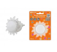 Ночник "Подсолнух" с выключателем, 0,4 Вт, 220 В  SQ0357-0031  TDM