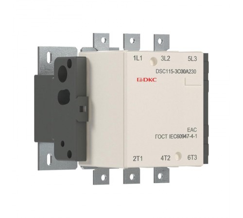 Магнитный контактор DSC115-3C00A230115А 55кВт (AC3) кат 220В AC  DSC115-3C00A230  DKC