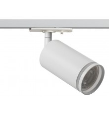 Светильник трековый TR52 - GU10 WH однофазный под лампу GU10 матовый белый  Б0054165  ЭРА