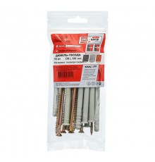 Дюбель-гвоздь 8х100 пот. манжета (полипропилен) (10 шт) - пакет ( 0,138 кг)  103906  Tech-KREP