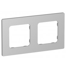 FLITE Classic Рамка 2-ая РУ-2-К-ФлА алюминий  FI-M22-32-20-K47  IEK