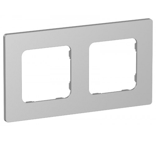 FLITE Classic Рамка 2-ая РУ-2-К-ФлА алюминий  FI-M22-32-20-K47  IEK