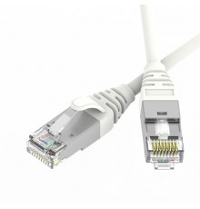 Патч-корд экранированный Ultra SLIM CAT6A S/FTP 4х2, 30 AWG, LSZH, белый, 2м  RN6ASF4520WH-30  DKC