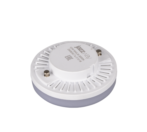 Лампа светодиодная LED 10Вт GX53 220В 5000К PLED-GX53 таблетка (плоский цилиндр)  1029089  Jazzway