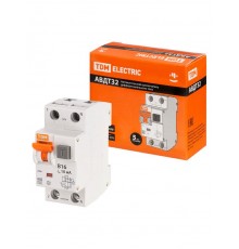 Выключатель автоматический дифференциального тока АВДТ 32 1п+N 16А В 10мА тип A  SQ0202-0200  TDM