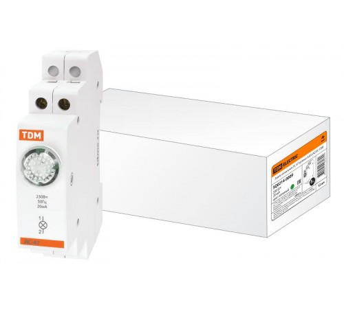 Лампа сигнальная ЛС-47 зеленая (LED) AC/DC   SQ0214-0009  TDM
