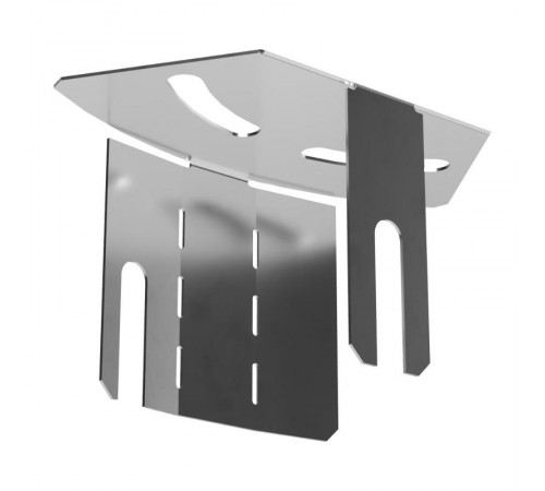 Крышка угла горизонтального изменяемого 0-45 градусов Стандарт INOX (AISI 304) 50  PR16.3605  Промрукав